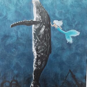 Acrylic painting The Depths 50x70