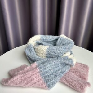 Colorful woolen scarf