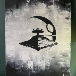 Acrylic painting Dark Side (50x40cm)