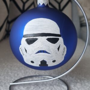 Hand-painted Christmas bauble