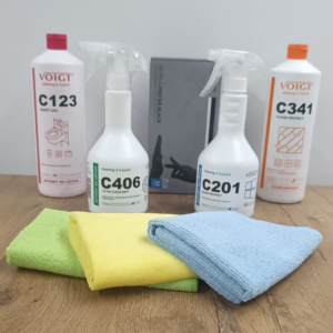 Professional Cleaning Products Set with Gloves