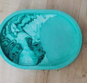 Turquoise polymer pad